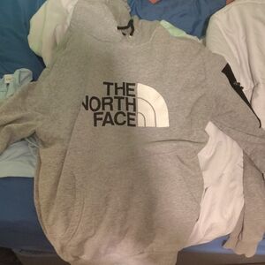 The North Face Gray Hoodie Casual Essential